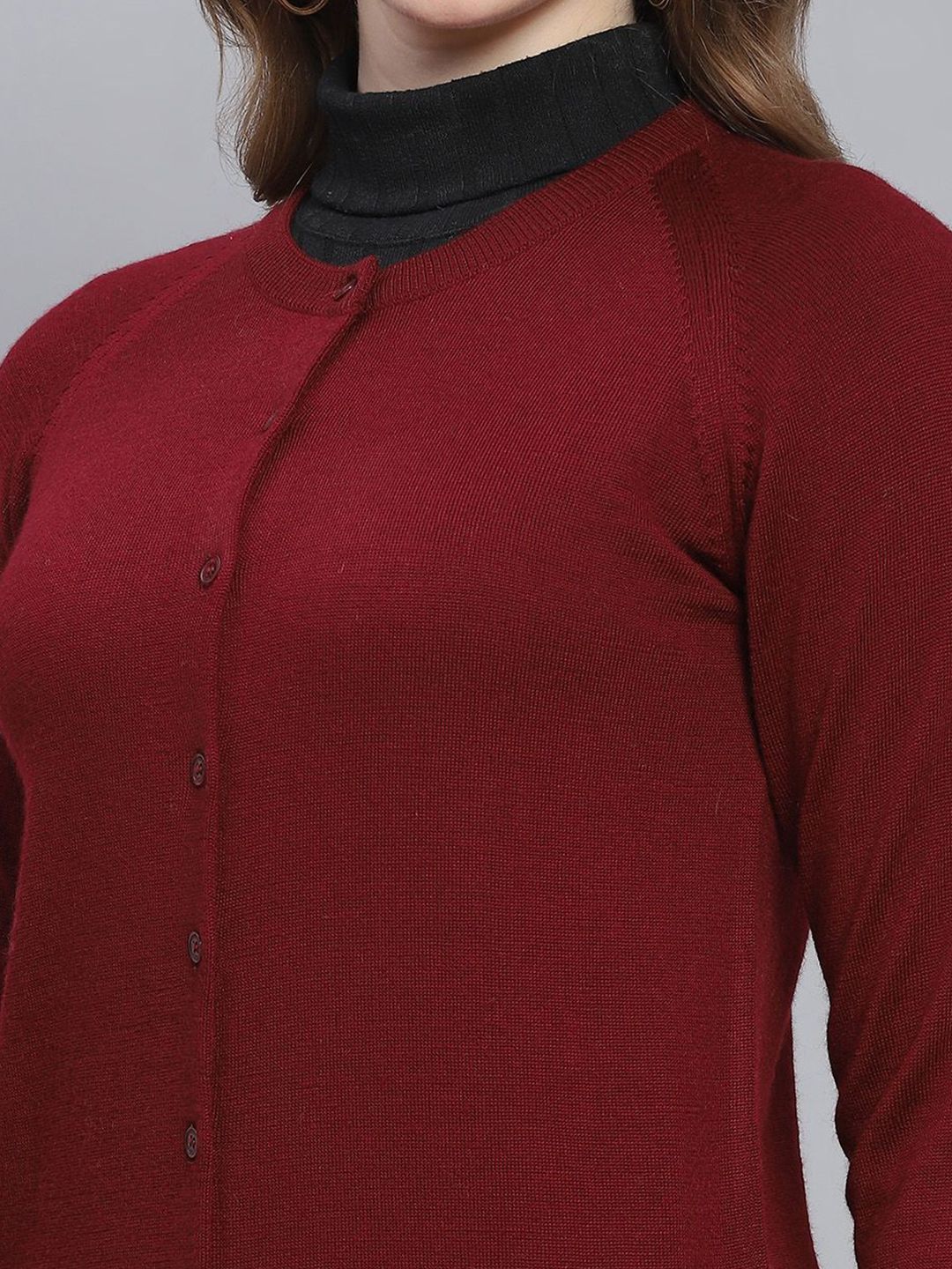 Monte Carlo Women Woollen Cardigan - Image 2