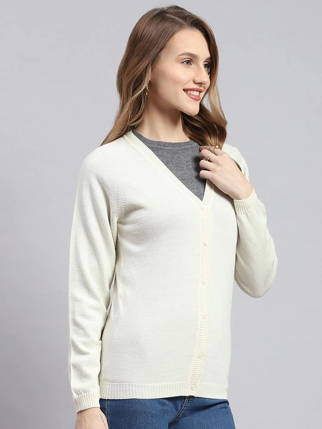 Monte Carlo Women Woollen Cardigan - Image 5