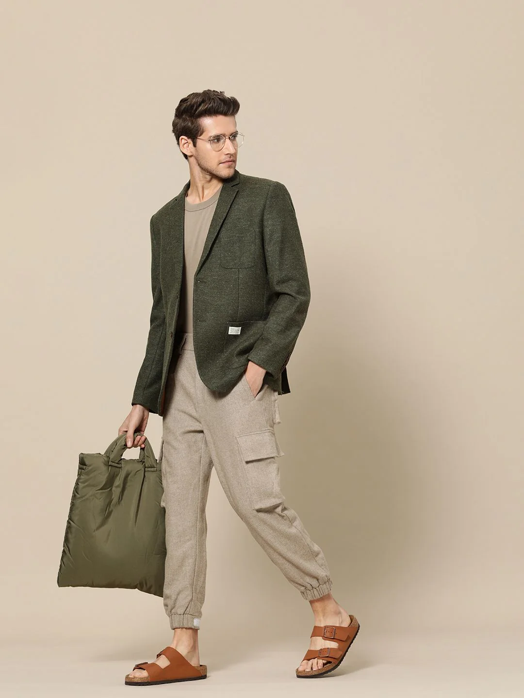 Mr Bowerbird Men 2SB Standard Patch Pocket Tweed Blazers - Image 4
