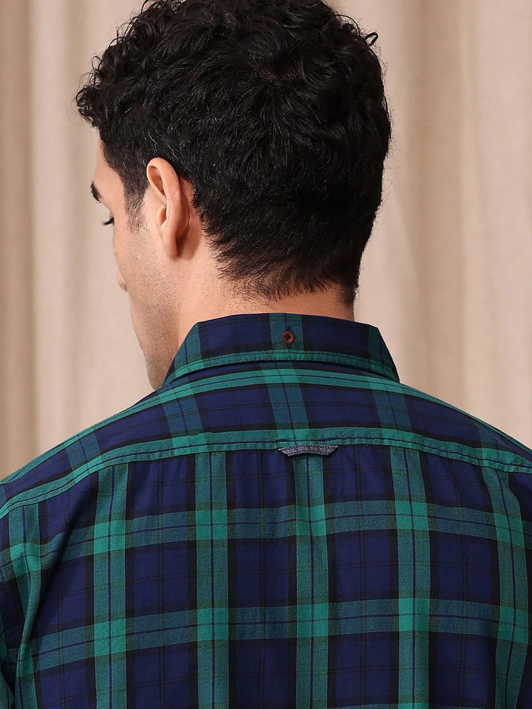 Mr Bowerbird Men Tailored Fit Tartan Checks Opaque Pure Cotton Casual Shirt - Image 7