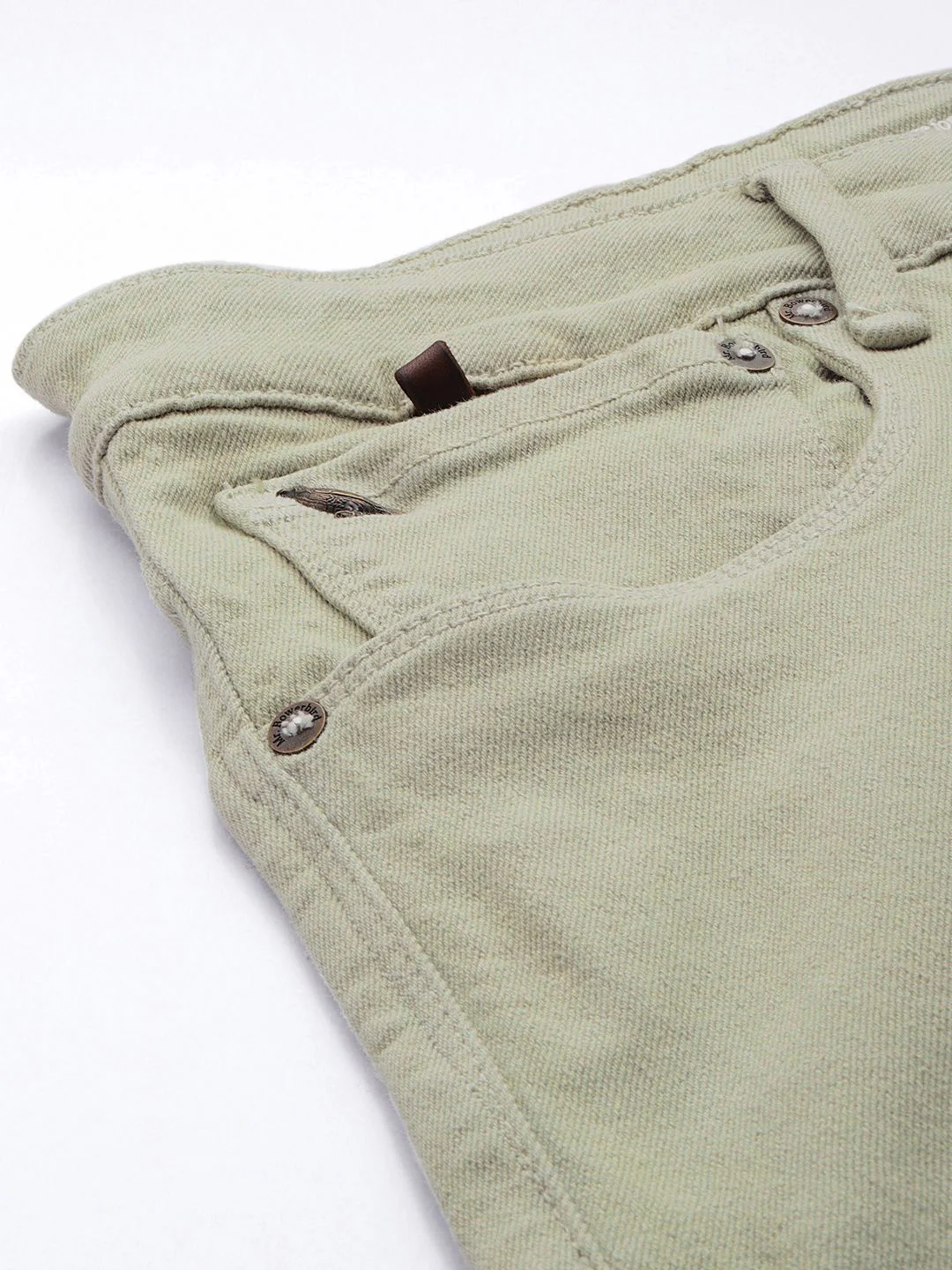 Mr Bowerbird Men Tapered Fit Stretchable Cropped Jeans - Image 6