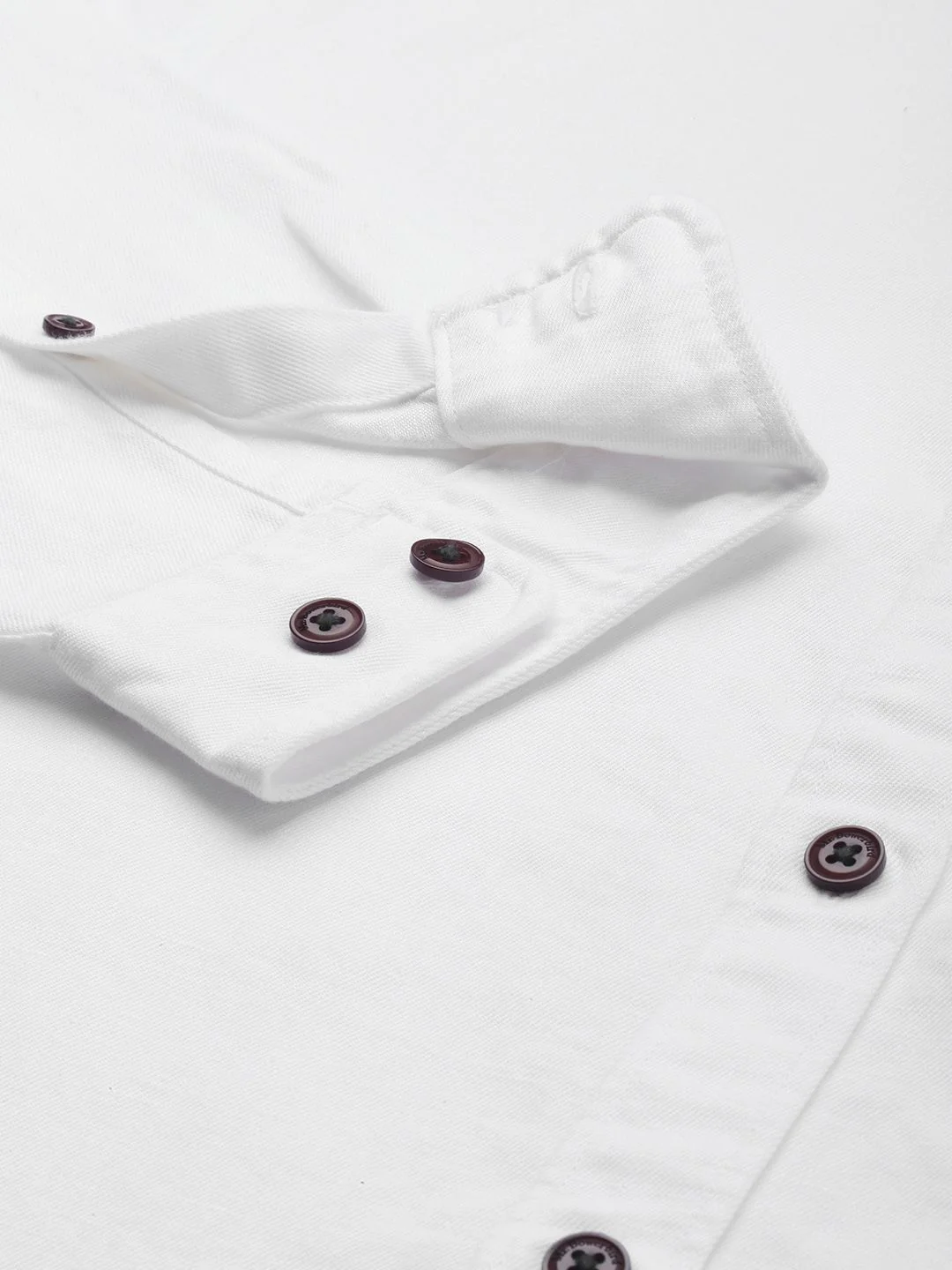 Mr Bowerbird Men White Tailored Fit Casual Shirt - Image 3