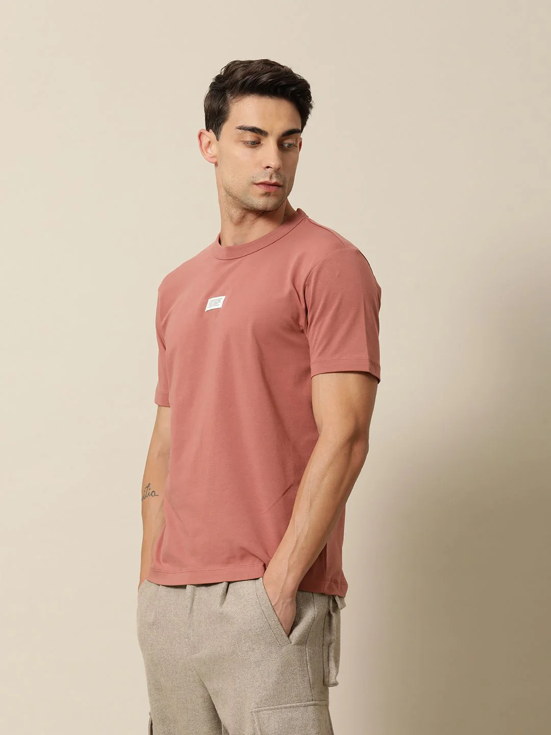 Mr Bowerbird Round Neck Tailored Fit Philsosophy Muscle T-shirt