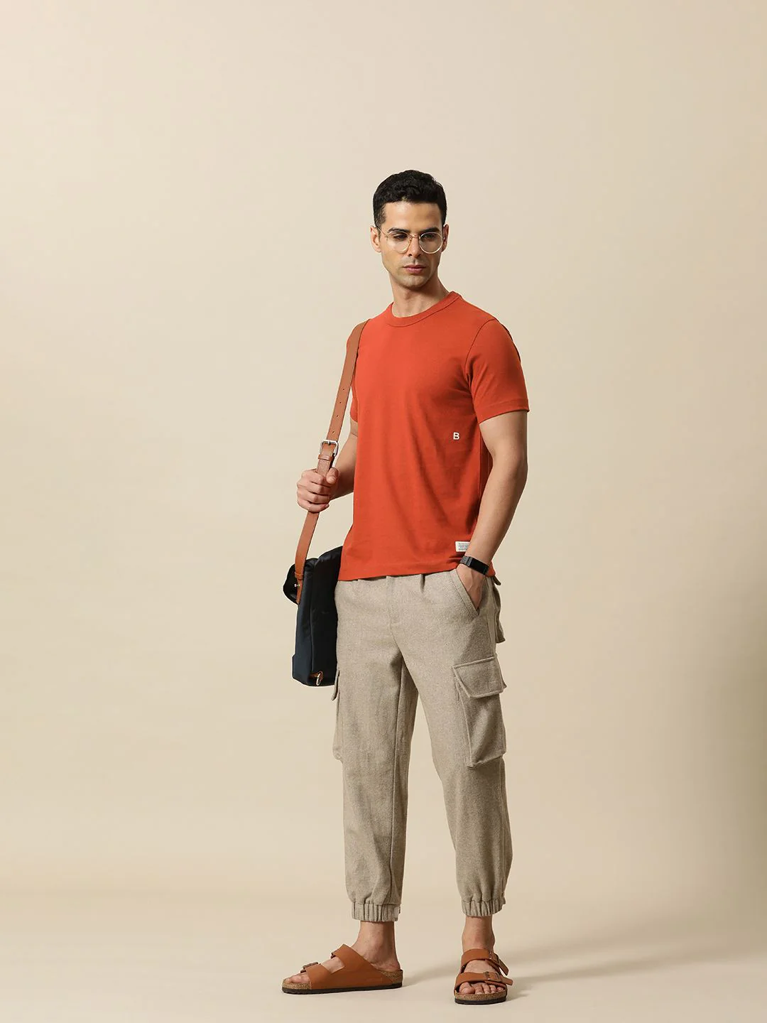 Mr Bowerbird Round Neck Tailored Fit T-shirt With a Notebook - Image 4