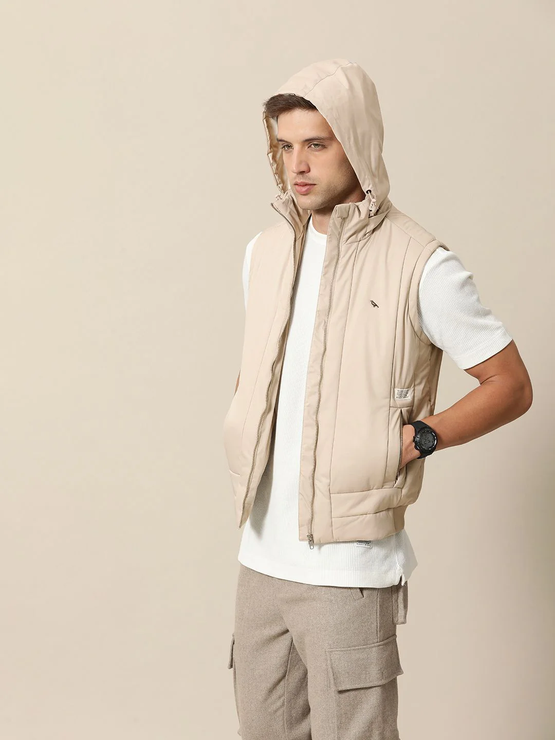 Mr Bowerbird Sleeveless Puffer Jacket - Image 3