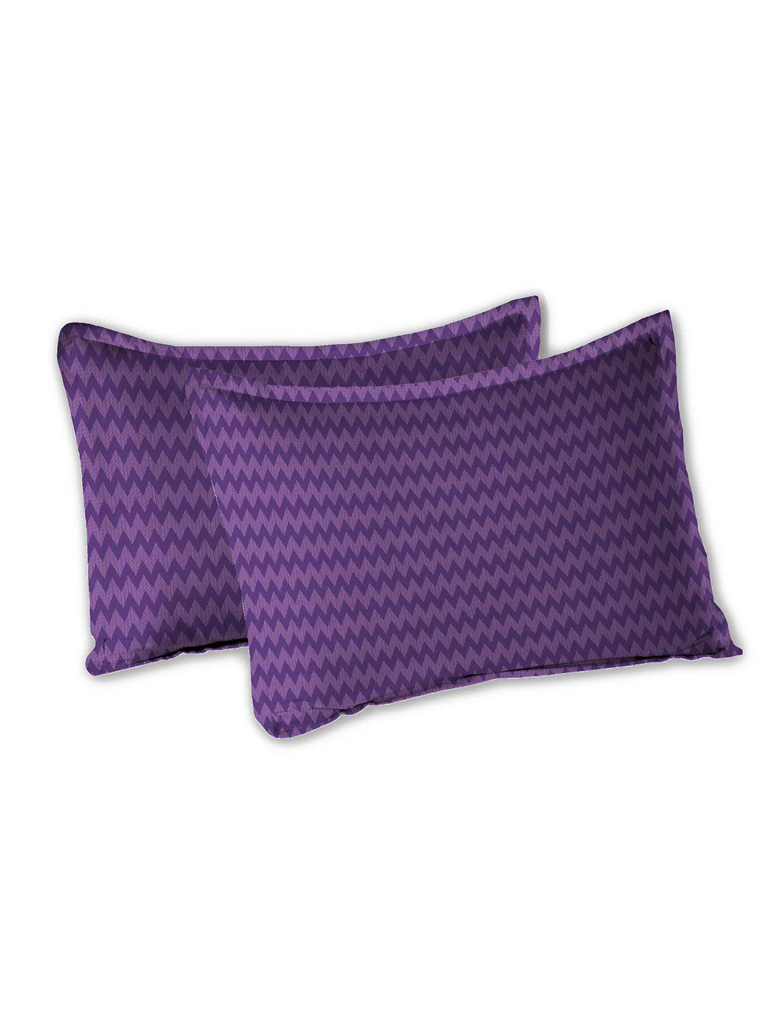 MYTRIDENT Purple Urban Comfort Flat 144TC Queen Cotton 1 Bedsheet with 2 Pillow Covers - Image 5