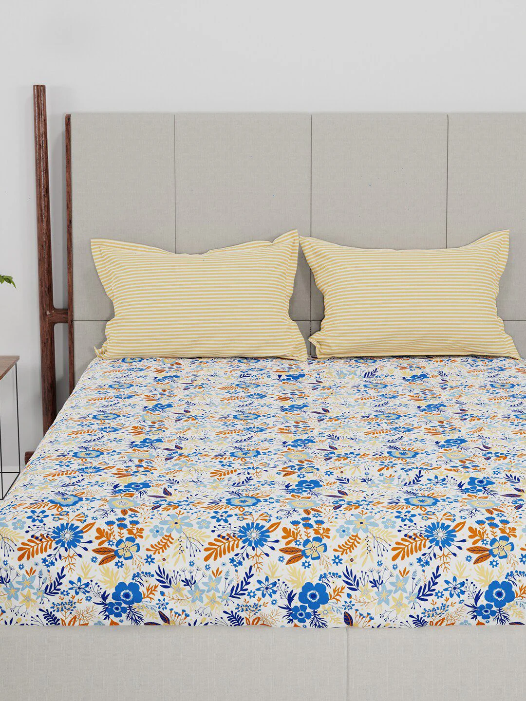 MYTRIDENT Unisex Blue Bedsheets - Image 2