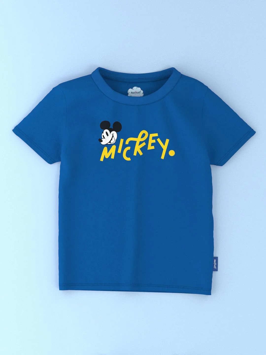 Nauti Nati Boys Pack Of 2 Mickey Mouse Printed Antimicrobial Cotton T-shirts - Image 5