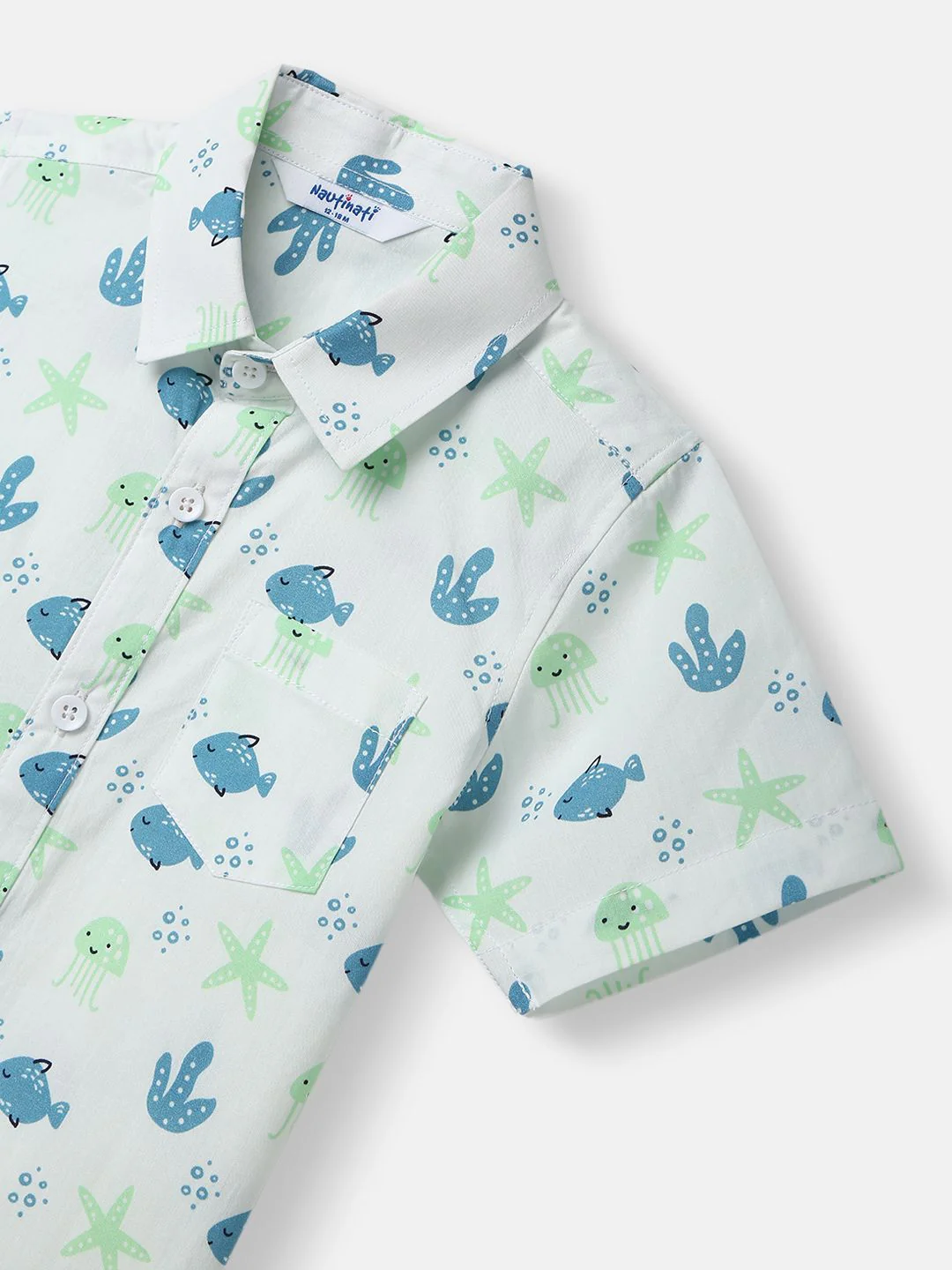 Nauti Nati Boys Printed Shirt with Shorts - Image 7