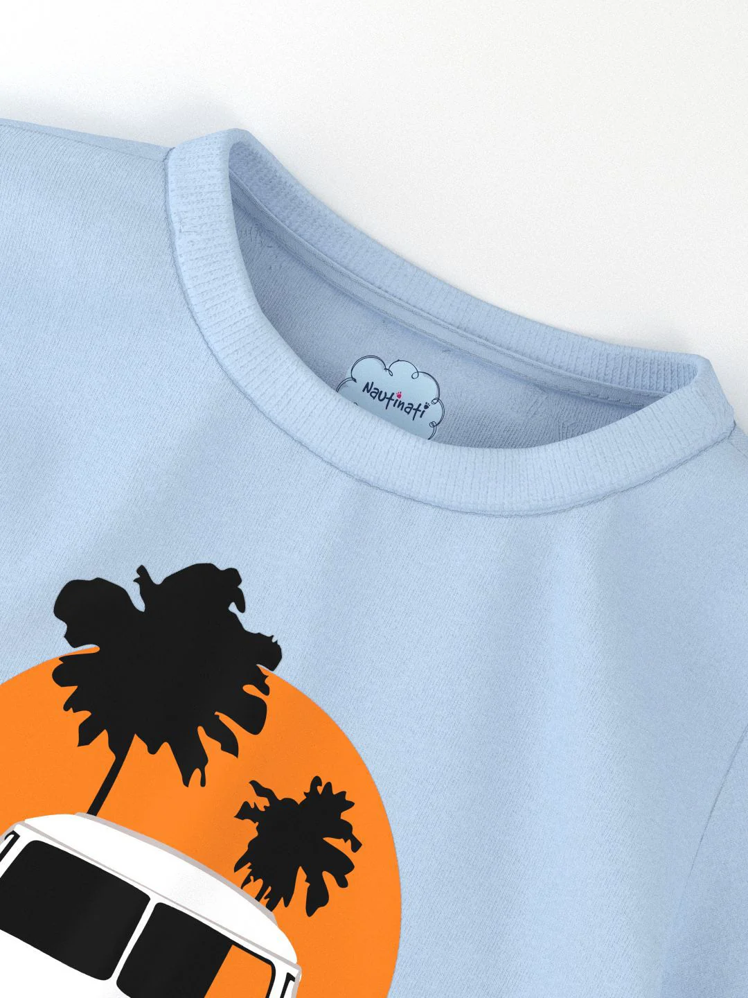 Nauti Nati Casual Outdoor Boys Pack Of 2 Beach Printed Antimicrobial Cotton T-Shirts - Image 7