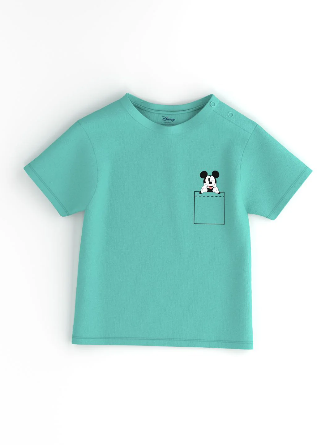 Nauti Nati Disney Boys Pack of 2 Mickey Mouse Printed Antimicrobial Jersey Cotton T-Shirts - Image 5