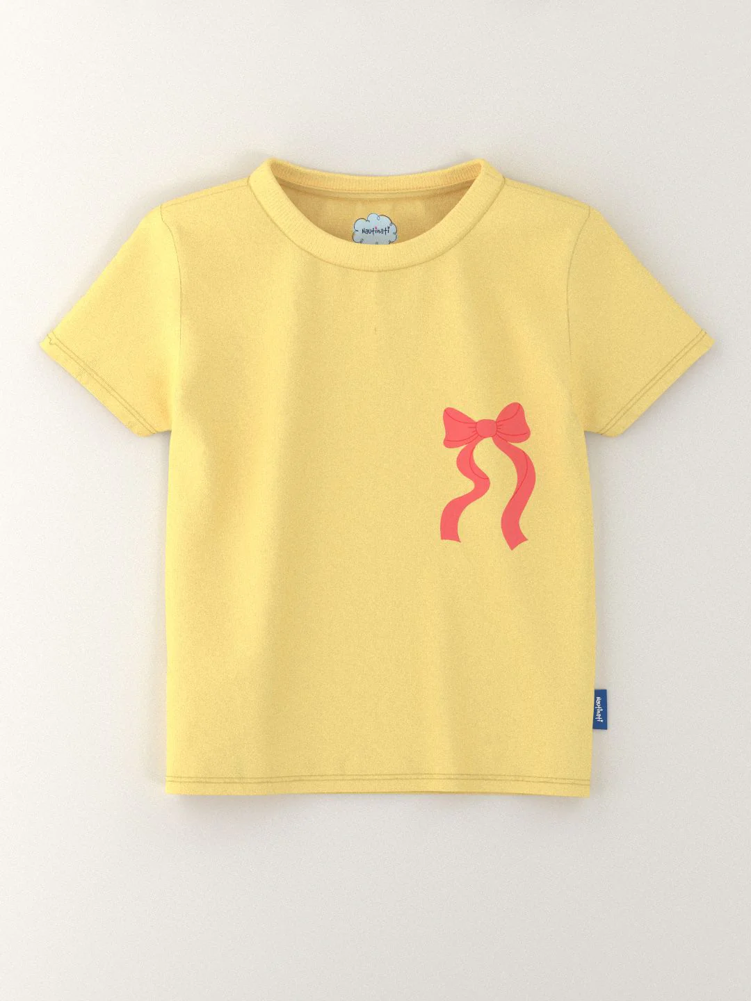 Nauti Nati Everyday Play Girls Pack Of 2 Graphic Printed Antimicrobial Cotton T-Shirts - Image 5