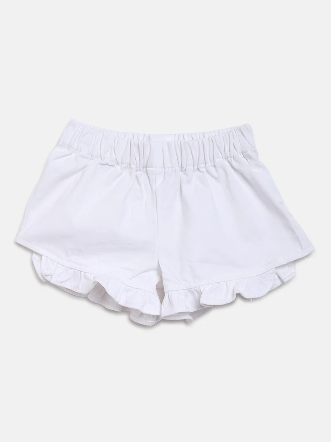 Nauti Nati Girls Blue & White Striped Top & Solid Shorts - Image 5