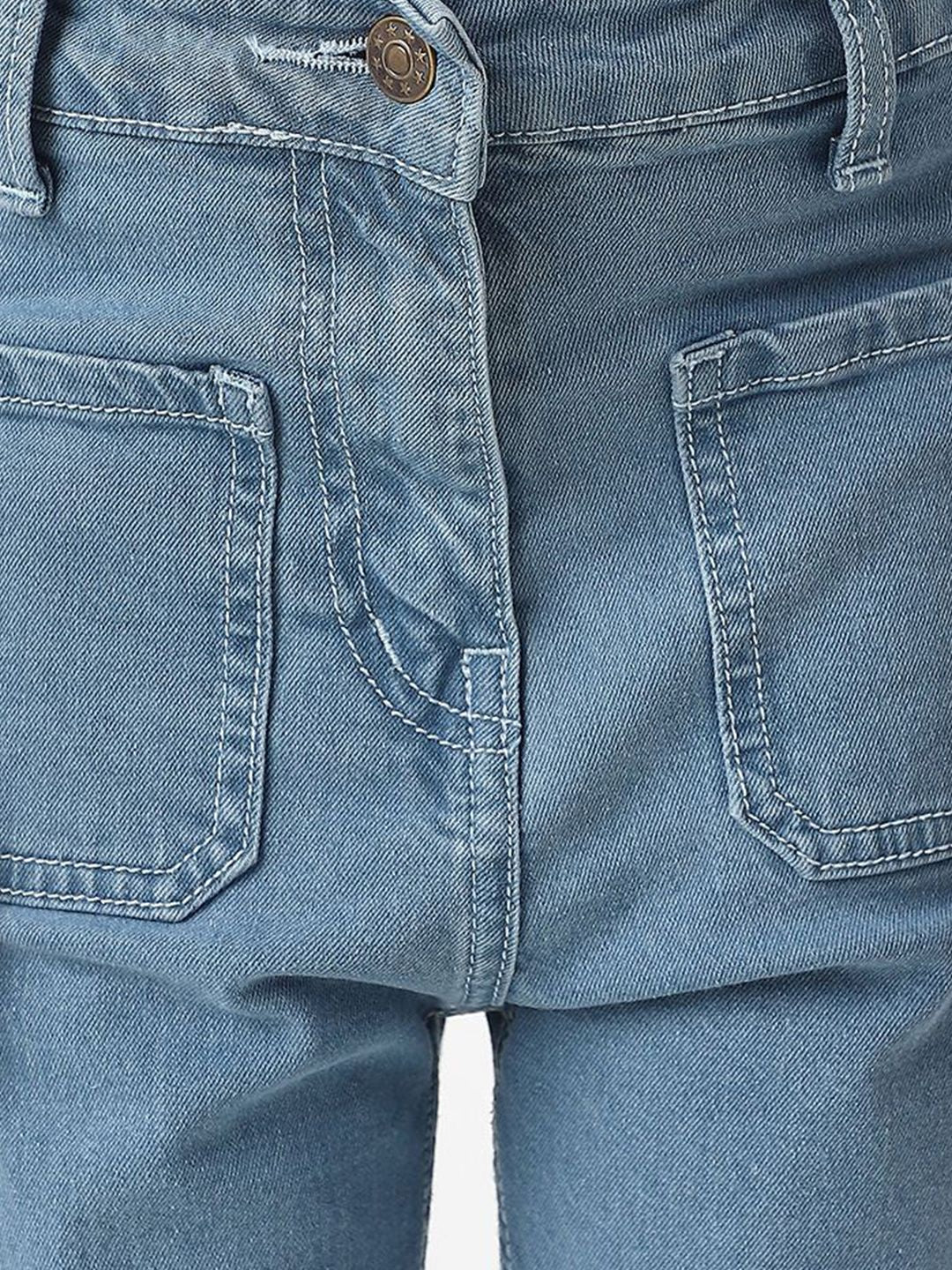 Nauti Nati Girls Jean Light Fade Stretchable Cotton Jeans - Image 6