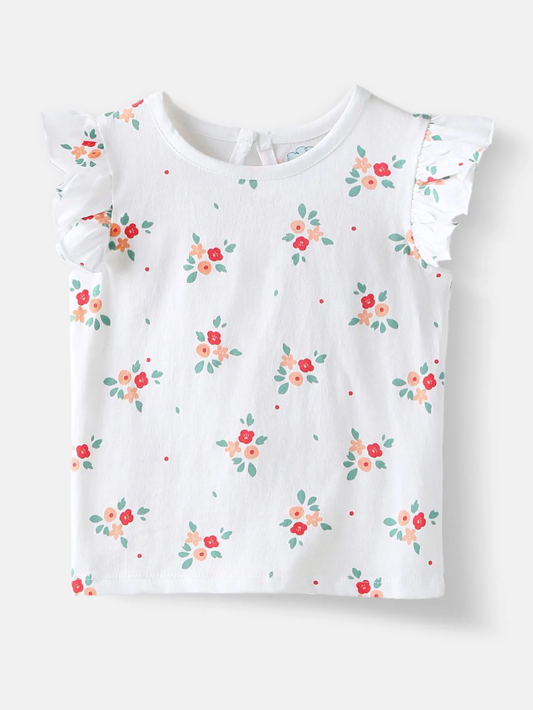 Nauti Nati Girls Pack of 2 Single Jersey Cotton Printed Tops - Image 5