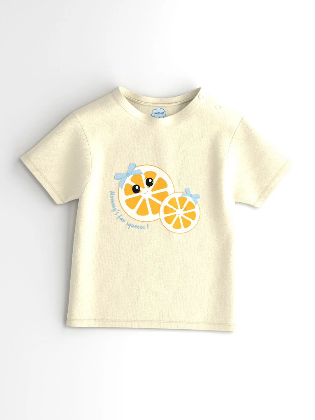 Nauti Nati Girls Pack of 3 Graphic Printed Cotton Antimicrobial T-shirts - Image 6