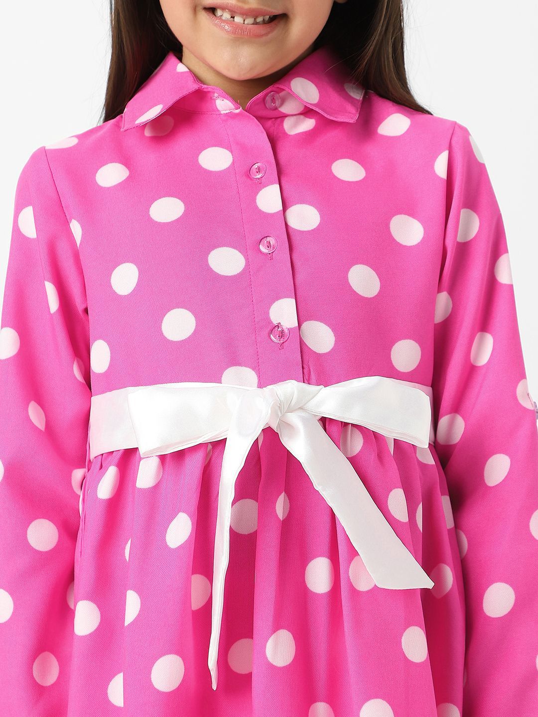 Nauti Nati Polka Dot Print Fit & Flare Dress - Image 2
