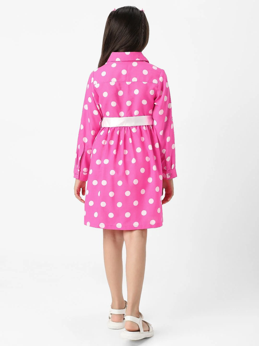 Nauti Nati Polka Dot Print Fit & Flare Dress - Image 5
