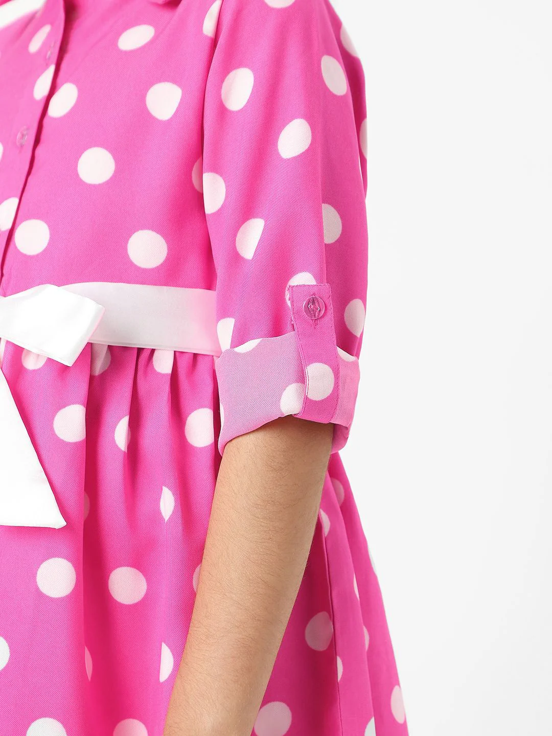 Nauti Nati Polka Dot Print Fit & Flare Dress - Image 7