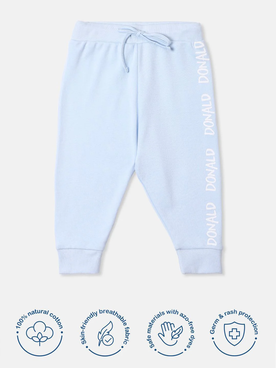 NautiNati Disney Donald Duck Baby Boys Green & Blue Casual T-shirt & Track Pants - Image 5