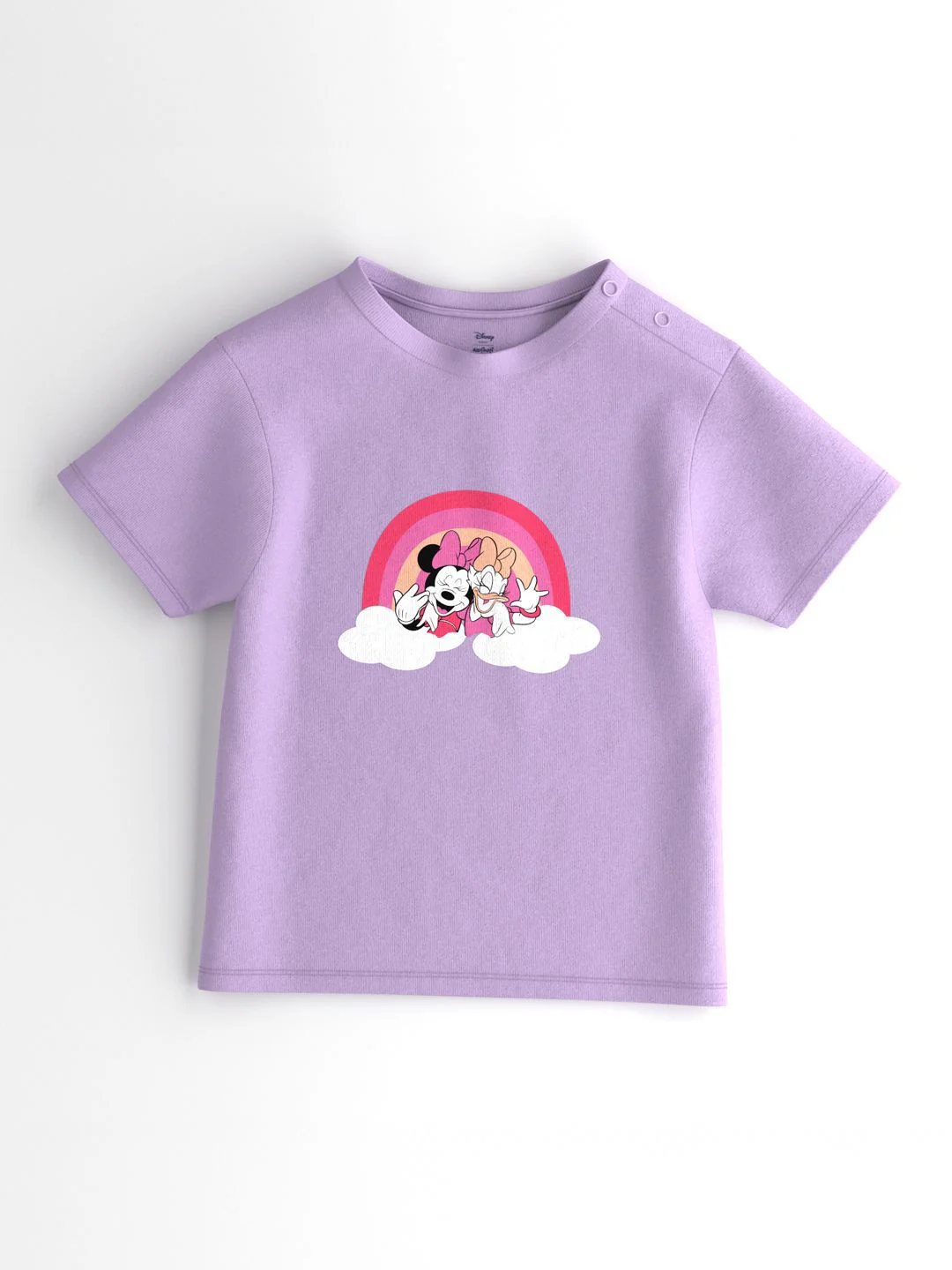 NautiNati Disney Girls Cotton Minnie & Daisy Printed Set of T-shirt and Shorts - Image 3