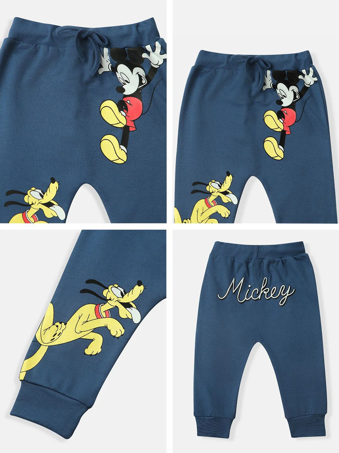 NautiNati Disney Mickey and Friends Baby Boys Dark Blue Track Pant - Image 6