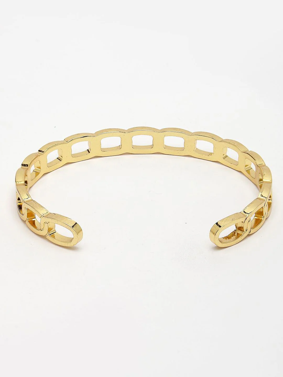 NVR Men Gold-Plated Cuff Bracelet - Image 3