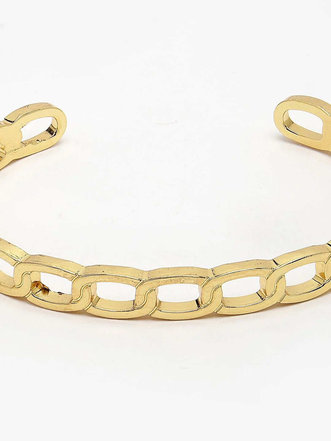 NVR Men Gold-Plated Cuff Bracelet - Image 4