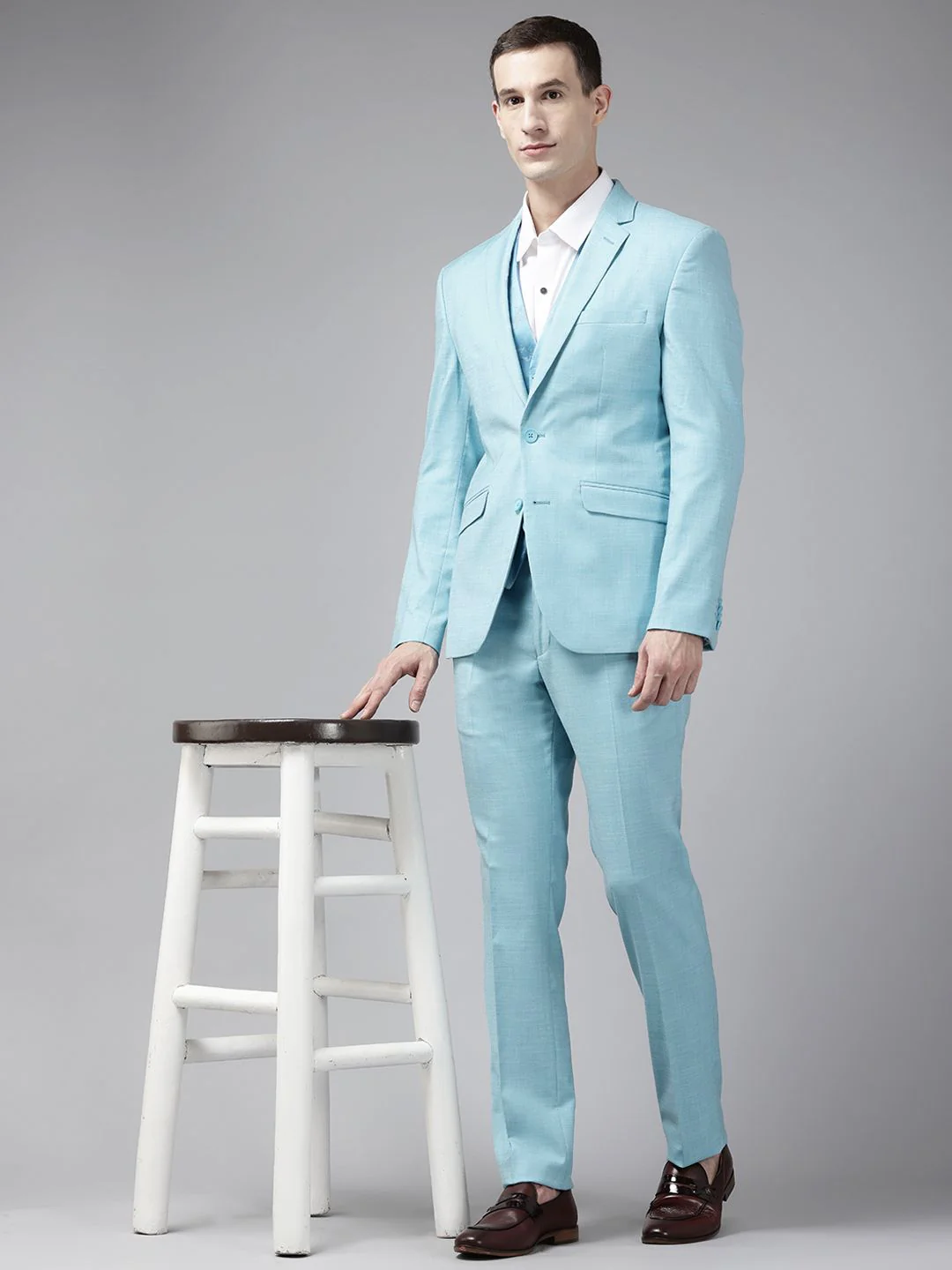 Park Avenue 3-Piece Super Slim Fit Formal Suit - Image 4