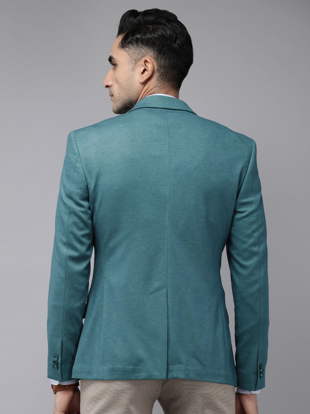 Park Avenue Active Fit Solid Single-Breasted Formal Blazers - Image 5