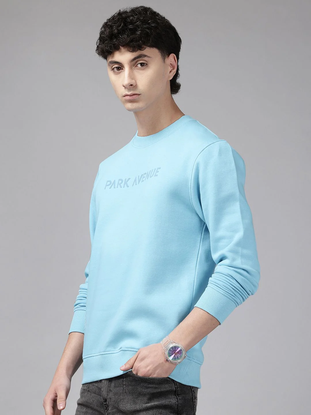 Park Avenue Brand Logo Print Sweatshirt - Image 3