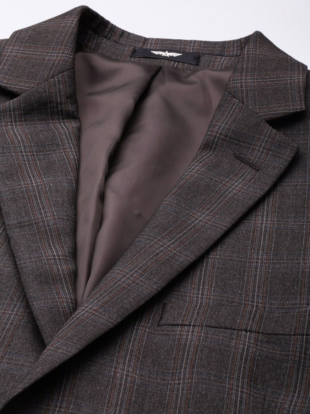 Park Avenue Checked Single Breasted Formal Blazer and Trouser - Image 2