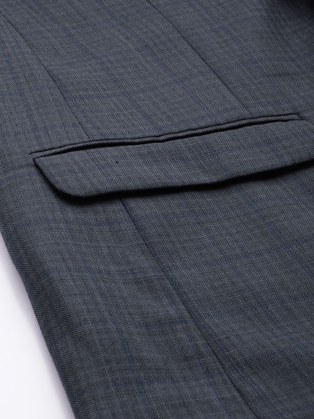 Park Avenue Checked Single Breasted Super Slim Fit 2 Piece Formal Suits - Image 7
