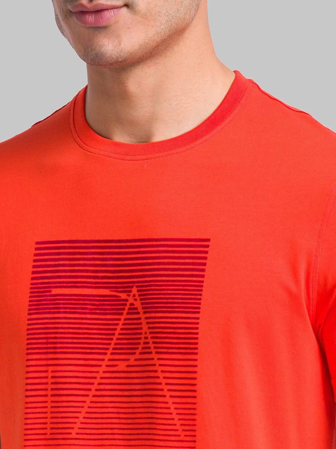 Park Avenue Geometric Printed Slim Fit T-Shirt - Image 2