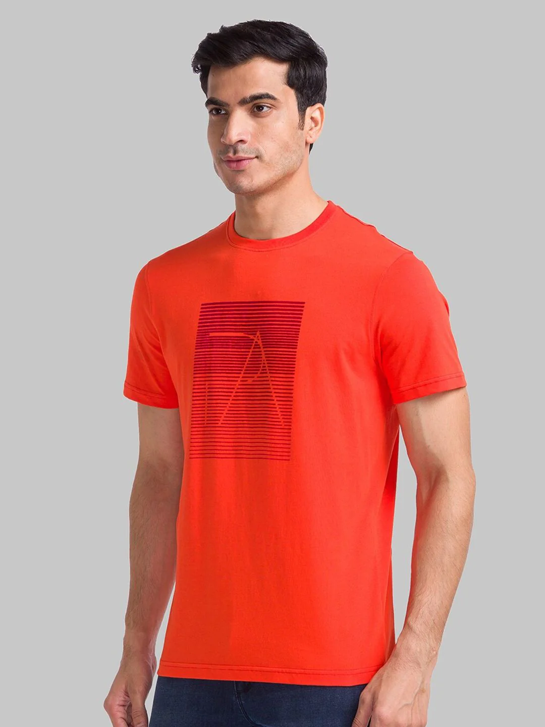 Park Avenue Geometric Printed Slim Fit T-Shirt - Image 5