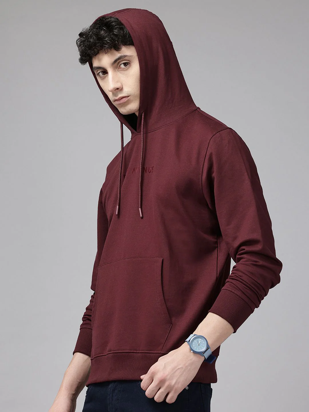 Park Avenue Logo Printed Hooded Sweatshirt - Image 3