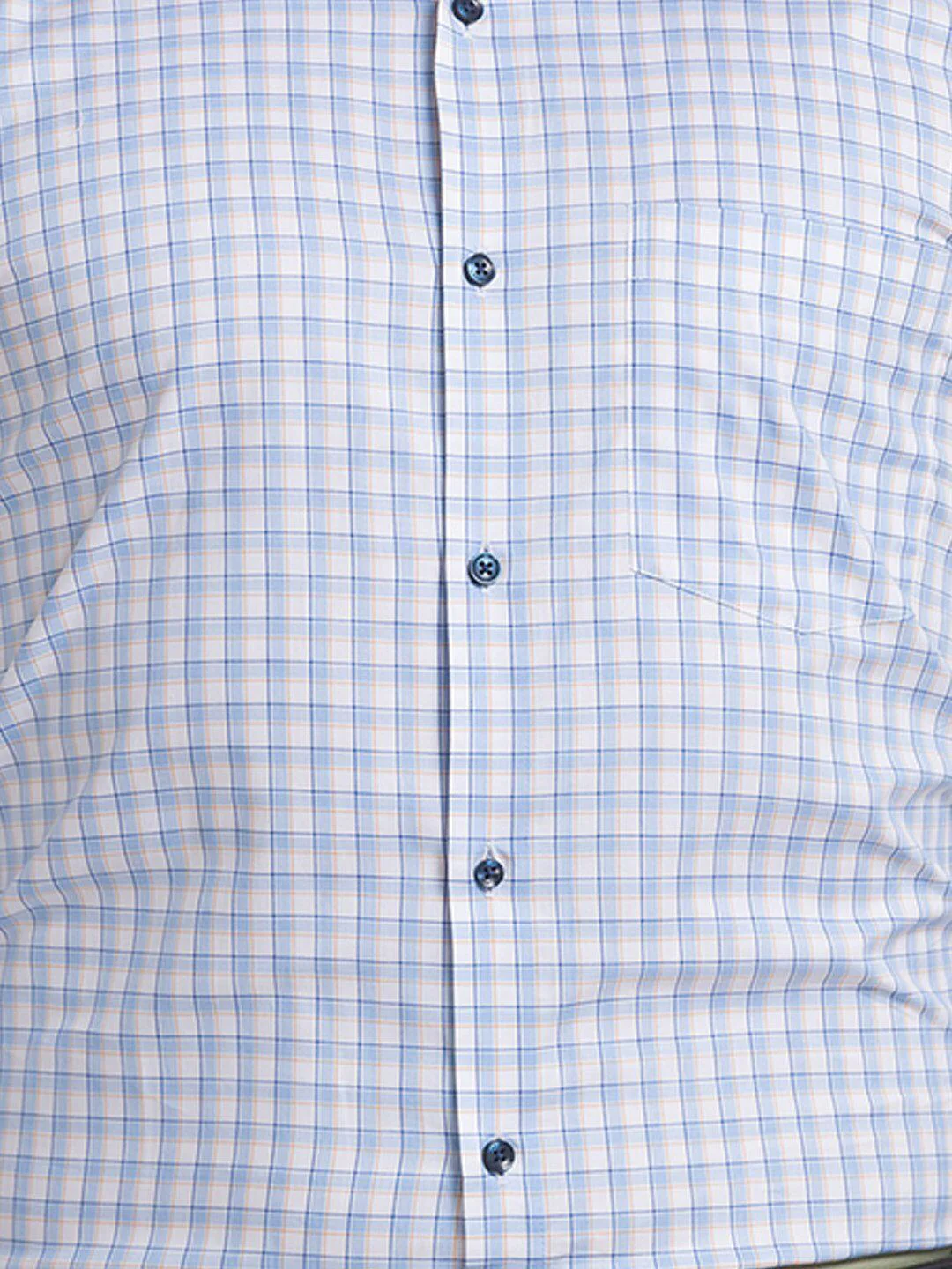 Park Avenue Men Checked Formal Slim Fit Cotton Shirt - Image 7
