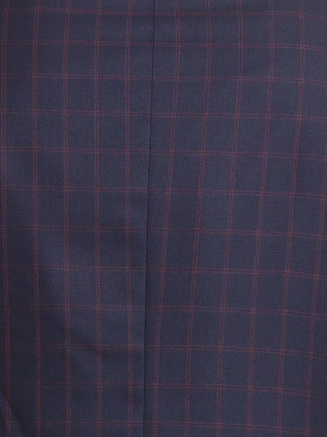 Park Avenue Men Checked Single Breasted Two Piece Formal Suit - Image 7