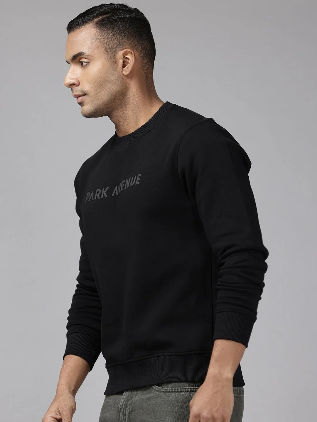 Park Avenue Men Embellished Sweatshirt - Image 3
