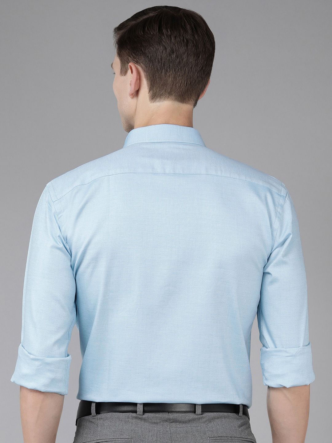 Park Avenue Men Pure Cotton Slim Fit Opaque Formal Shirt - Image 6