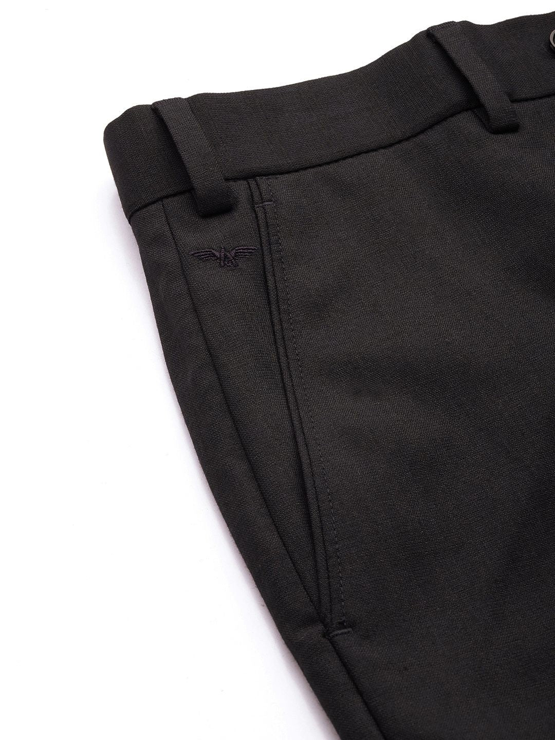 Park Avenue Men Solid Formal Trousers - Image 6