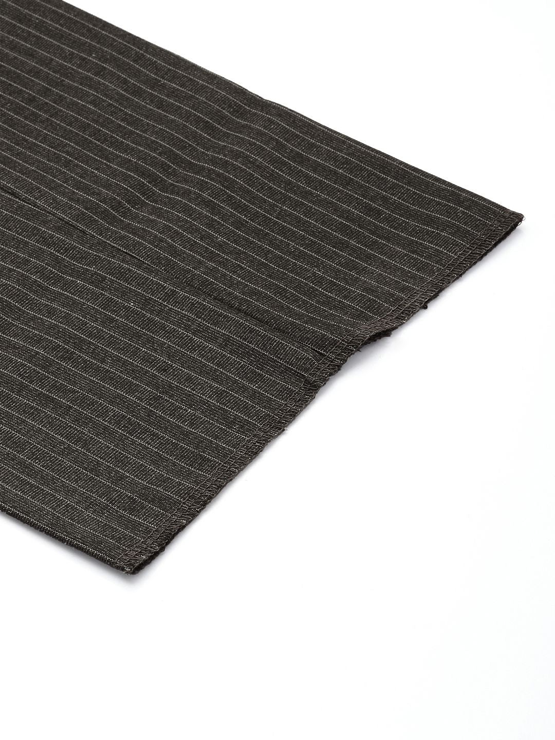Park Avenue Men Striped Formal Trousers - Image 7