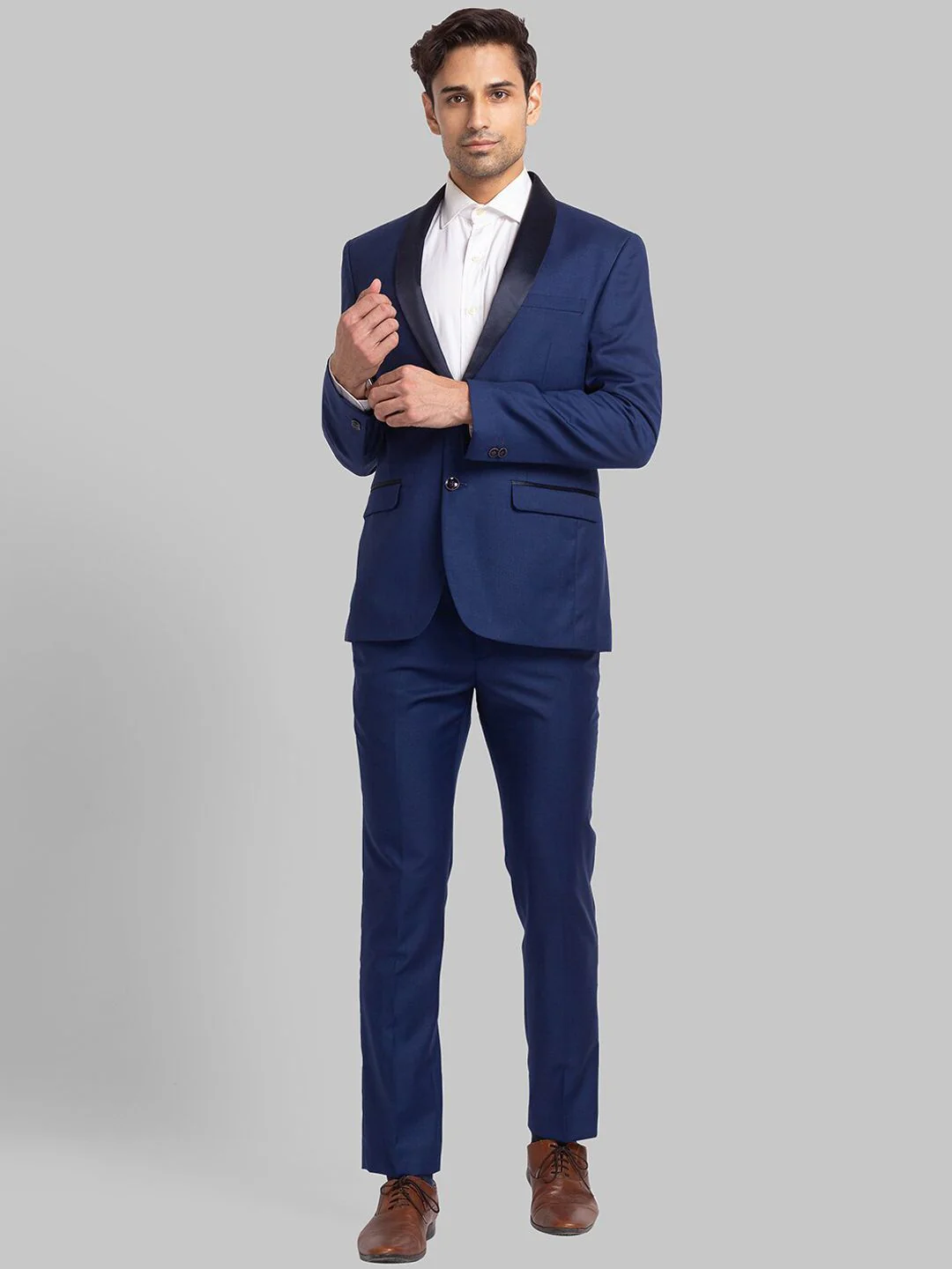 Park Avenue Men Super Slim-Fit Single-Breasted Two-Piece Suit