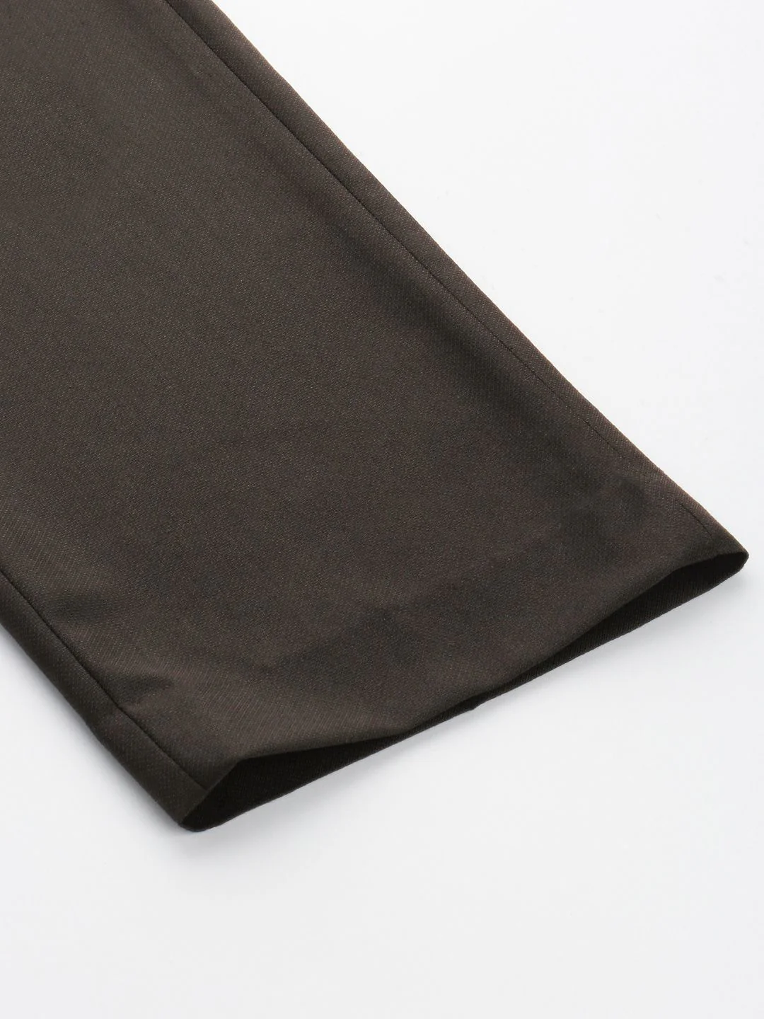 Park Avenue Men Textured Smart Fit Mid-Rise Formal Trousers - Image 7