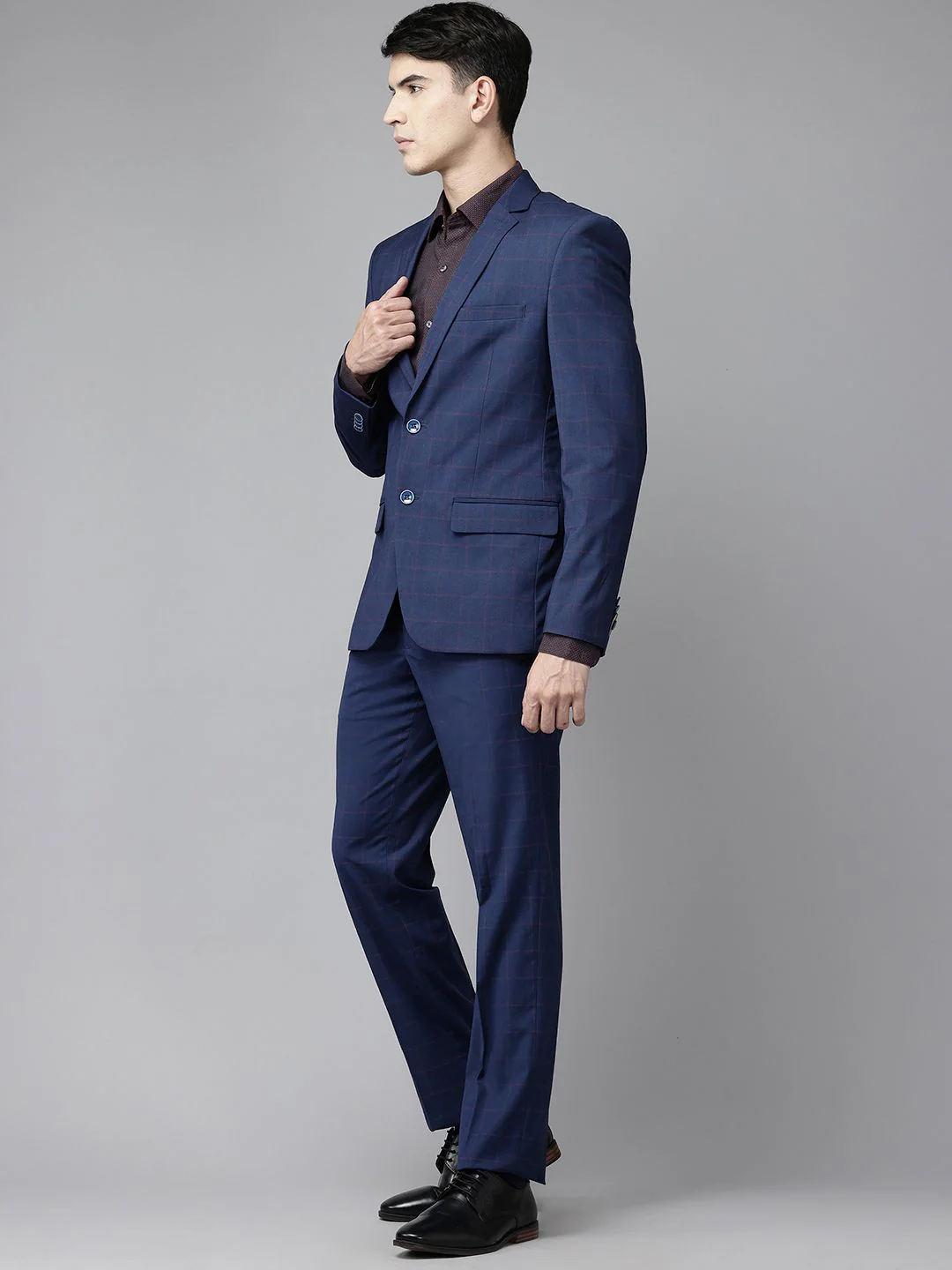 Park Avenue Notched Lapel Collar Formal Blazer & Trouser - Image 5
