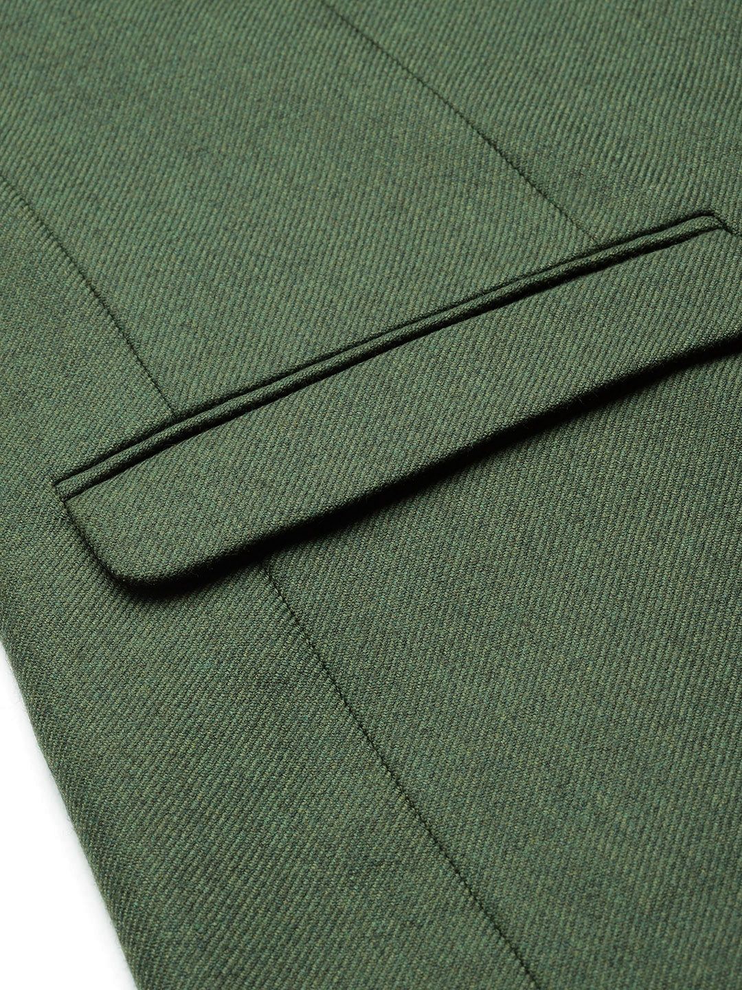 Park Avenue Notched Lapel Collar Single-Breasted Formal Blazer - Image 6