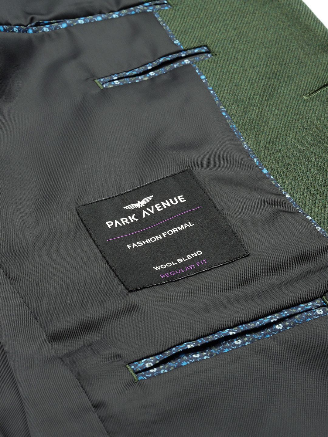 Park Avenue Notched Lapel Collar Single-Breasted Formal Blazer - Image 7