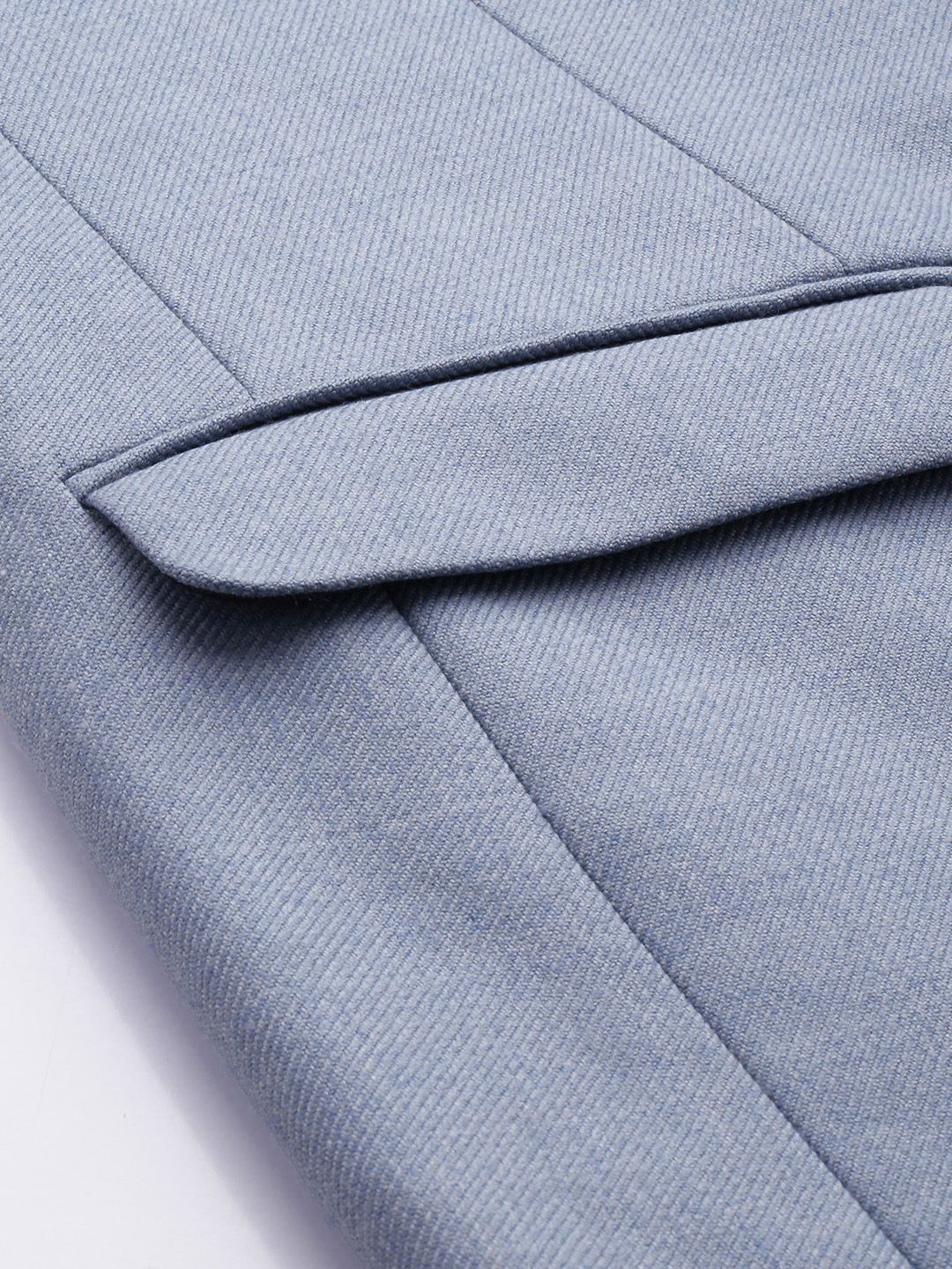 Park Avenue Notched Lapel Single Breasted Slim Fit Formal Blazer - Image 6