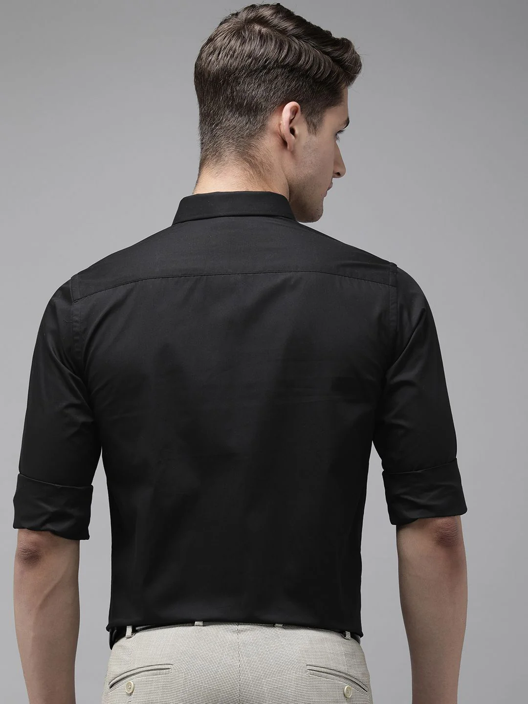 Park Avenue Pure Cotton Slim Fit Opaque Formal Shirt - Image 6
