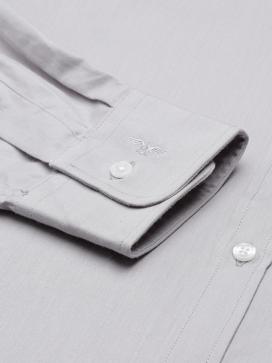 Park Avenue Pure Cotton Slim Fit Opaque Formal Shirt - Image 3